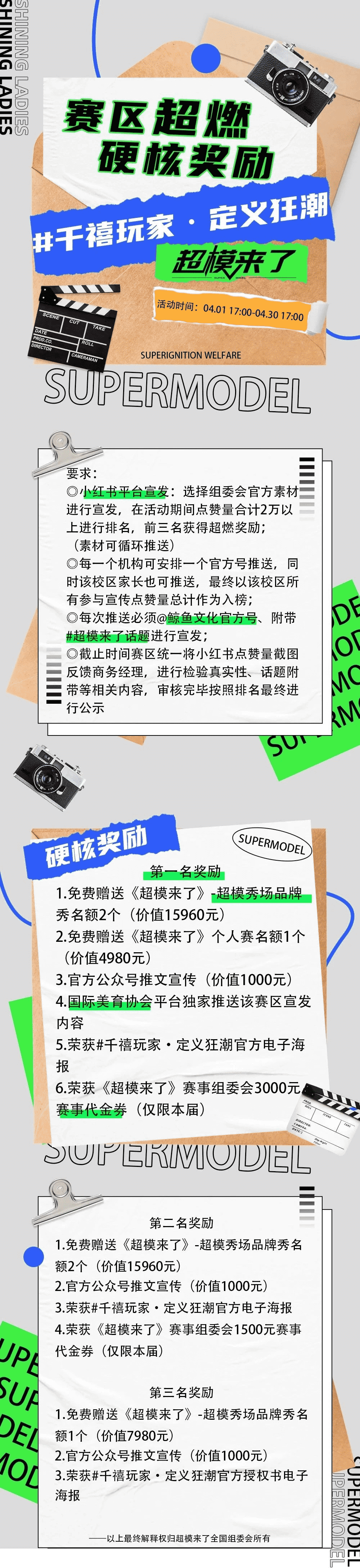 超模来了今天，给你的小红书点赞了吗(图1)